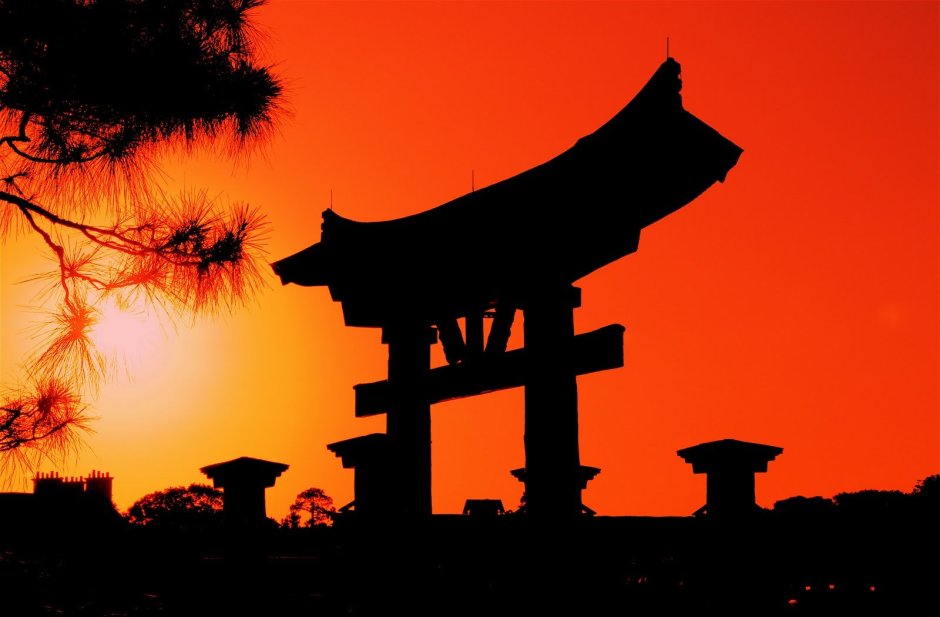 Japanese sunset