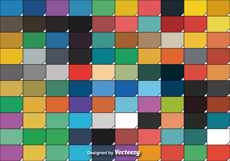 Color palette for blender