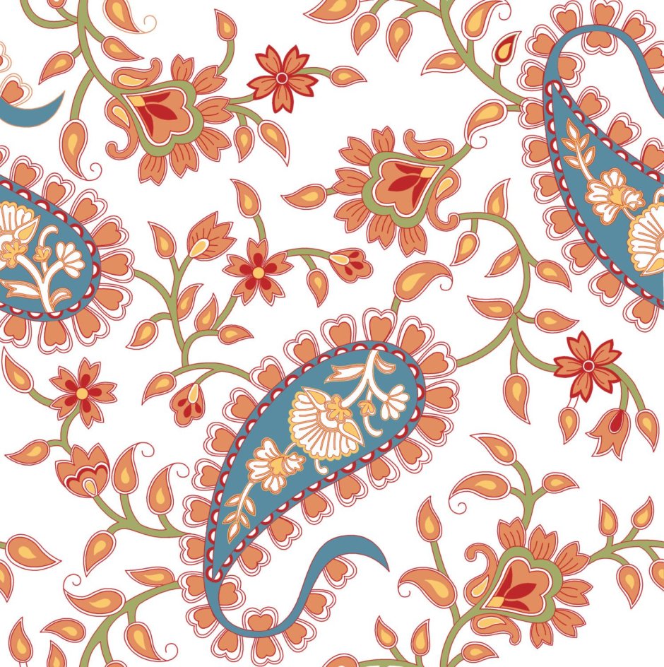 Traditional seamless patterns