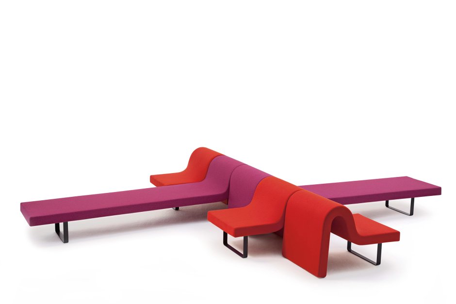 Lounge chair bench