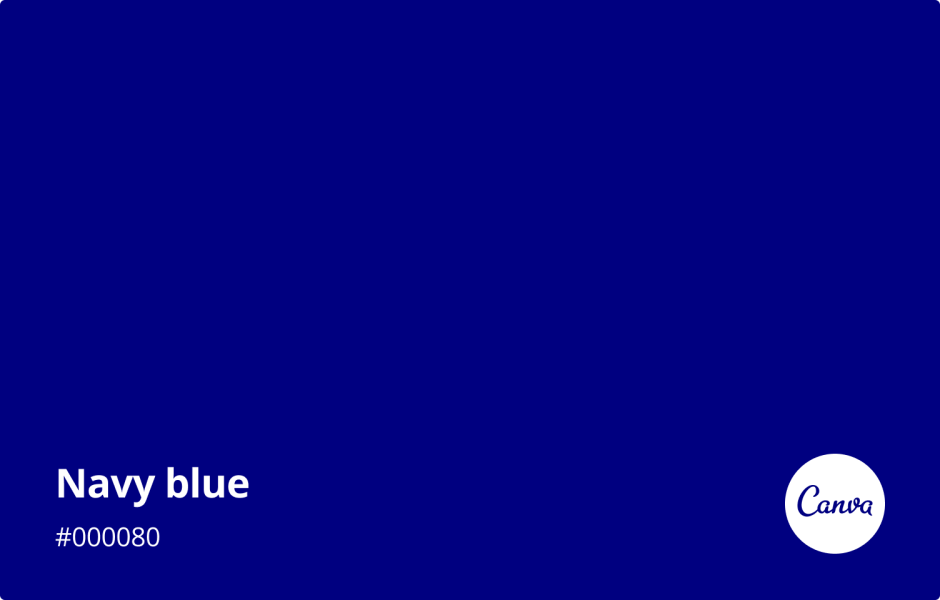 Navy blue color