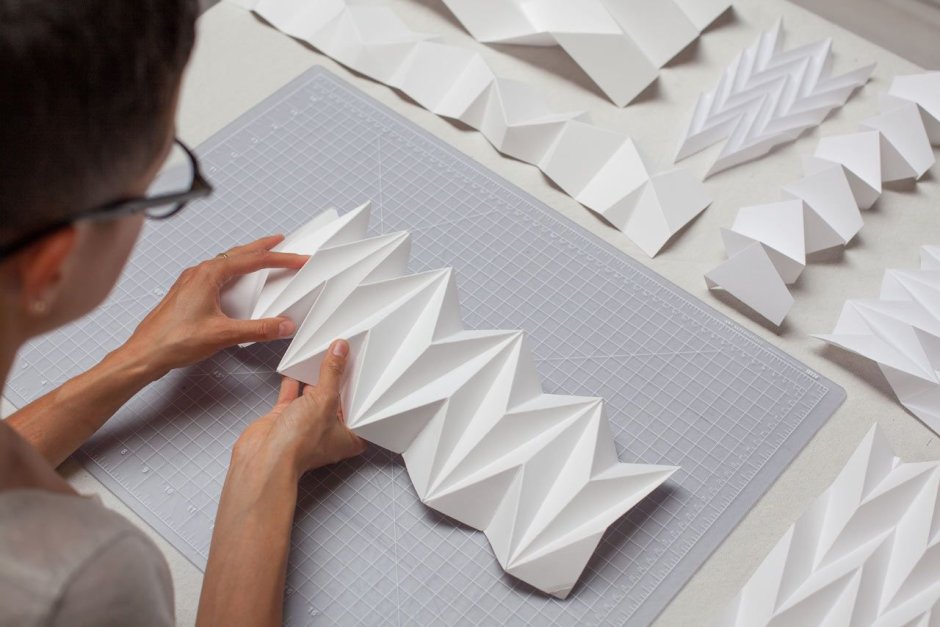 Origami paper pattern