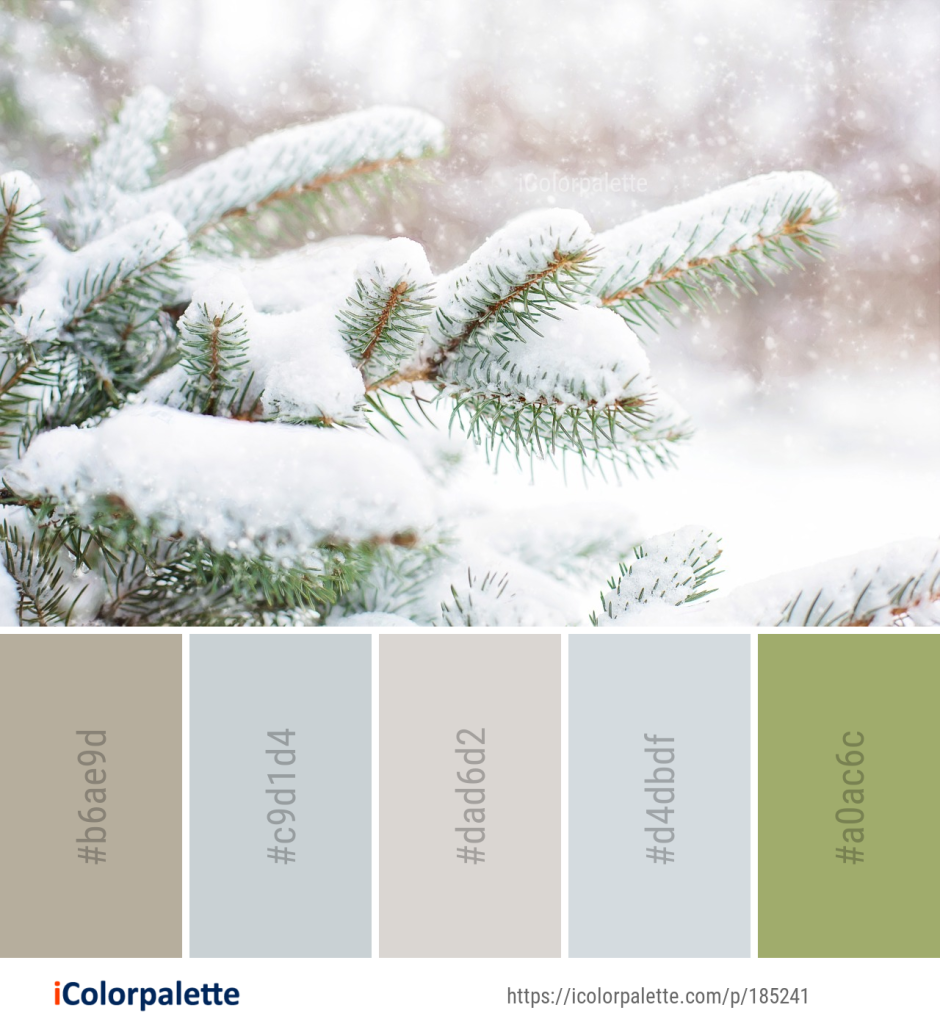 Cold green palette