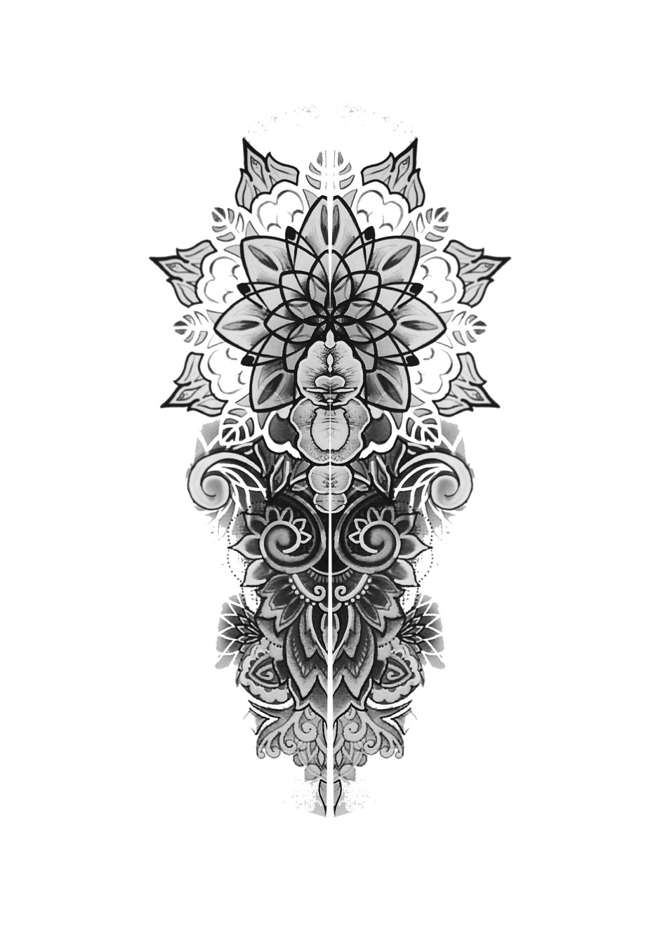 Mandala Geometric Tattoo Images