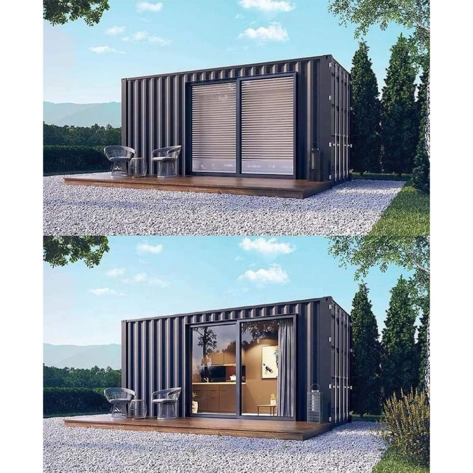 Folding container house