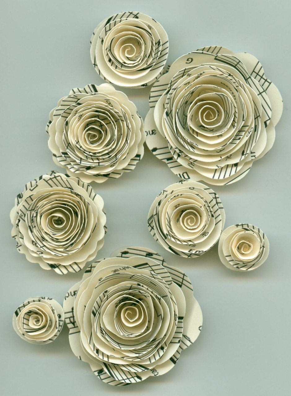 Spiral roses