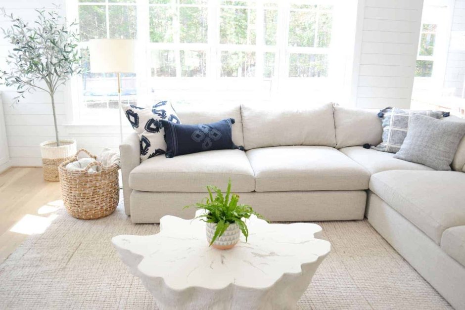 White couch