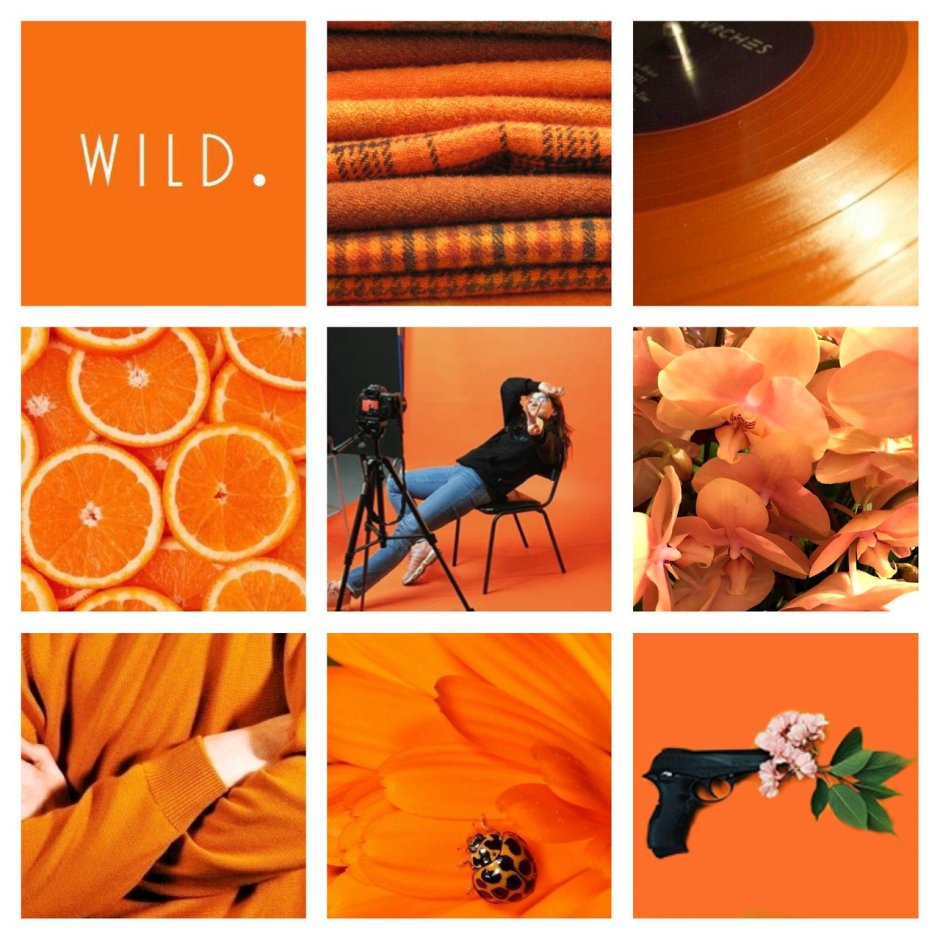 Orange background image
