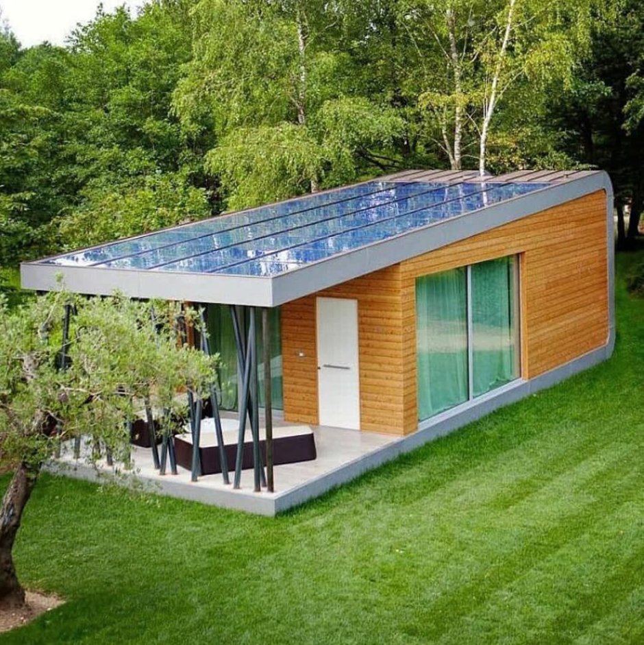 Modern solar house
