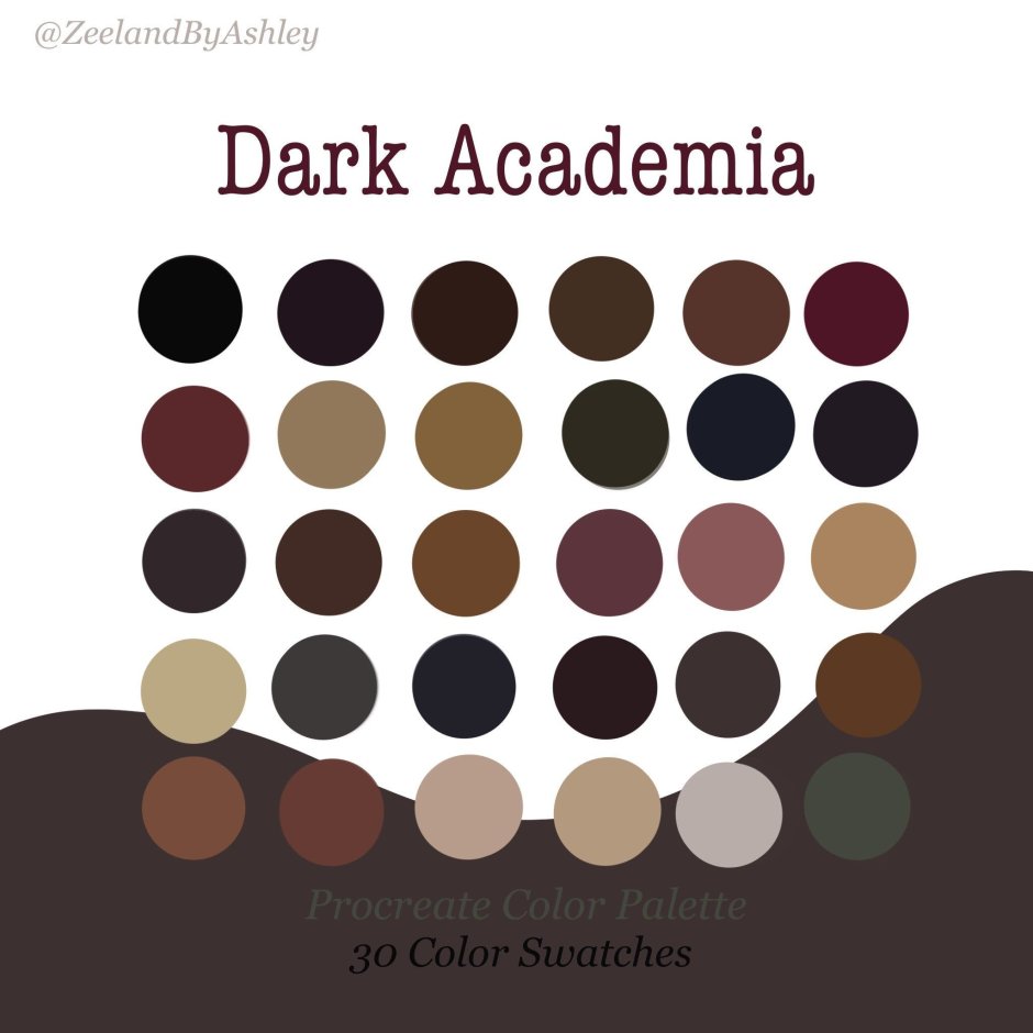 Dark colour palette
