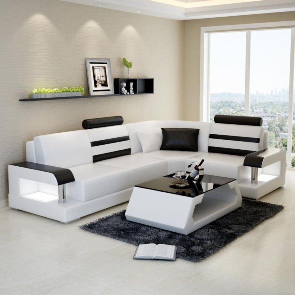 L shaped sofa modern design