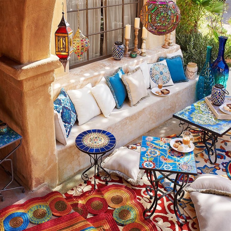 Moroccan Style Interior Design Moodboard Template -   Moroccan style  interior, Mediterranean interior design, Moroccan style interior design