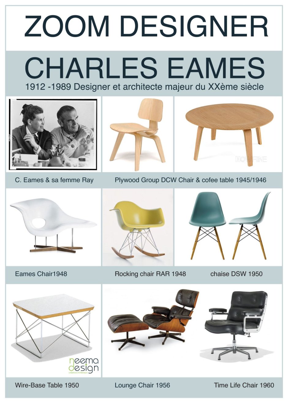 Eames chair red