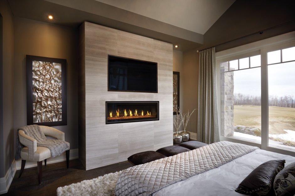 Master bedrooms with fireplaces