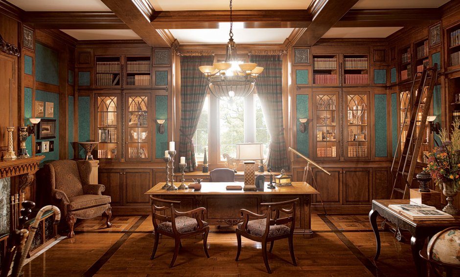 Old home library