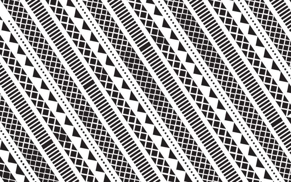 Black and white stripe pattern