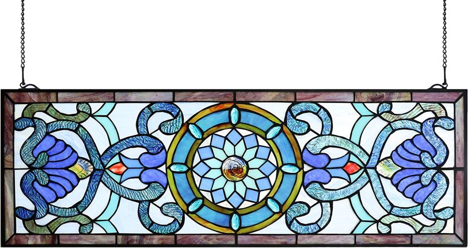 Stained glass panels