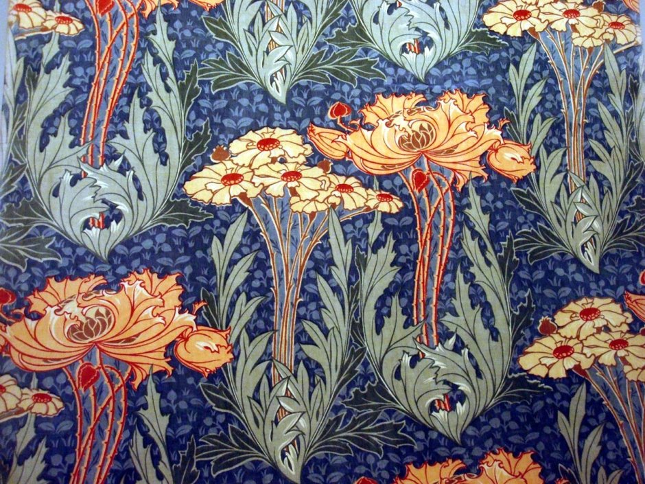 William morris textile design