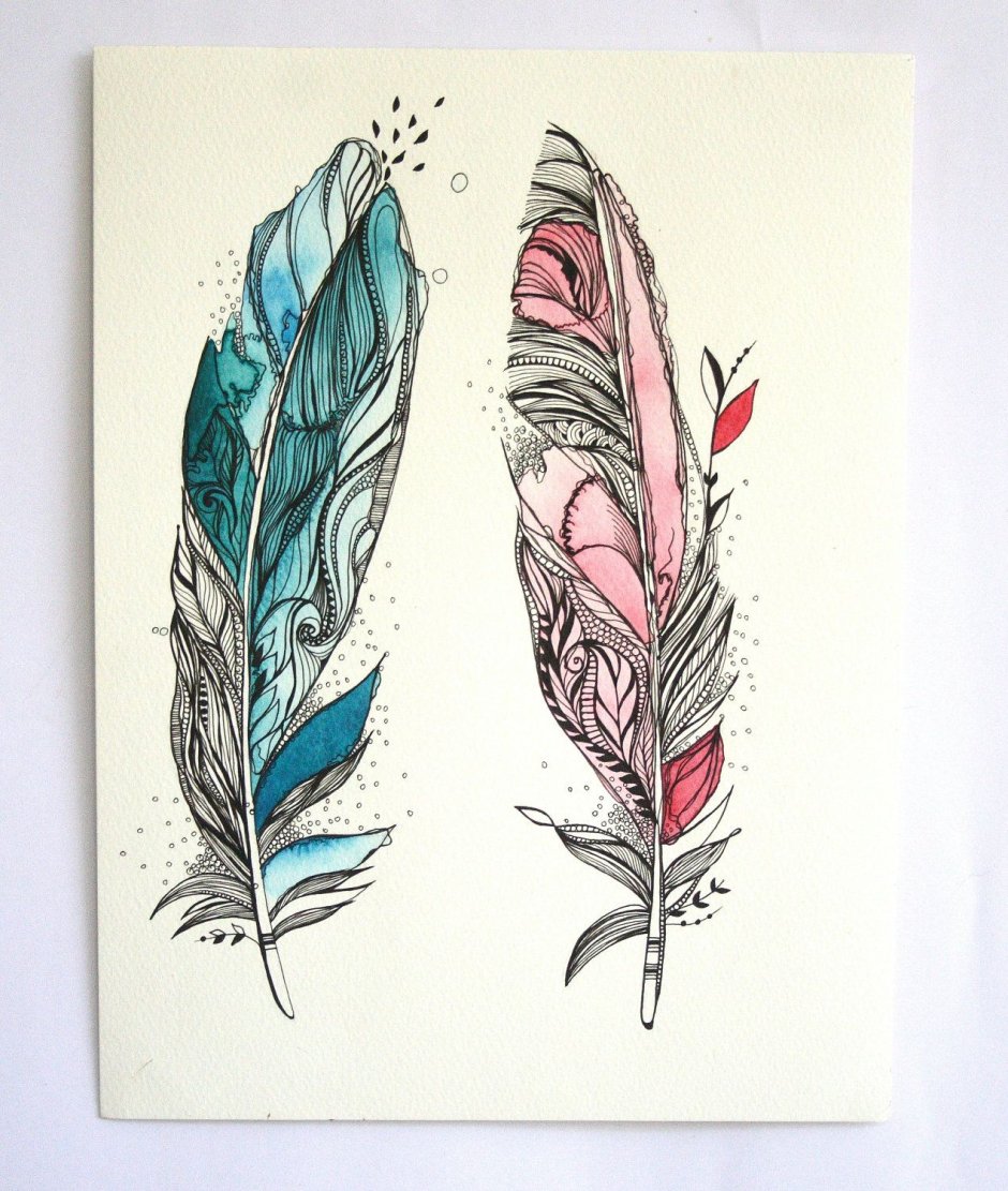 Feather ink