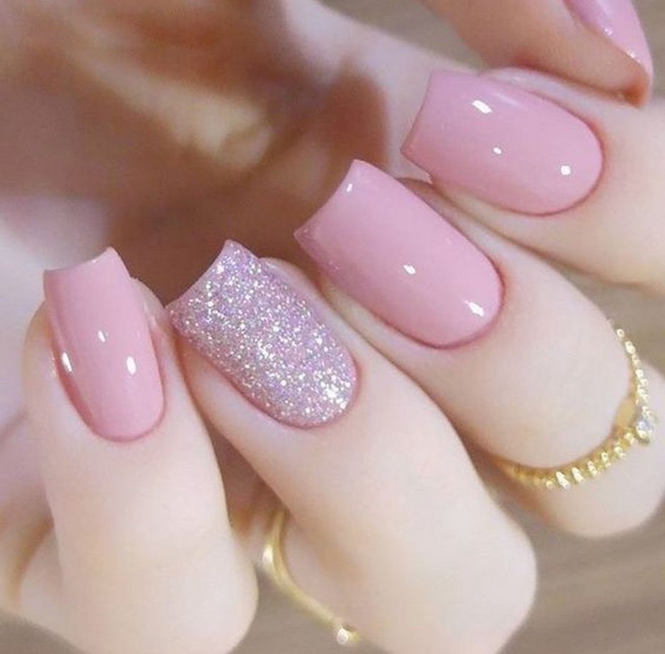 Beautiful pink nails