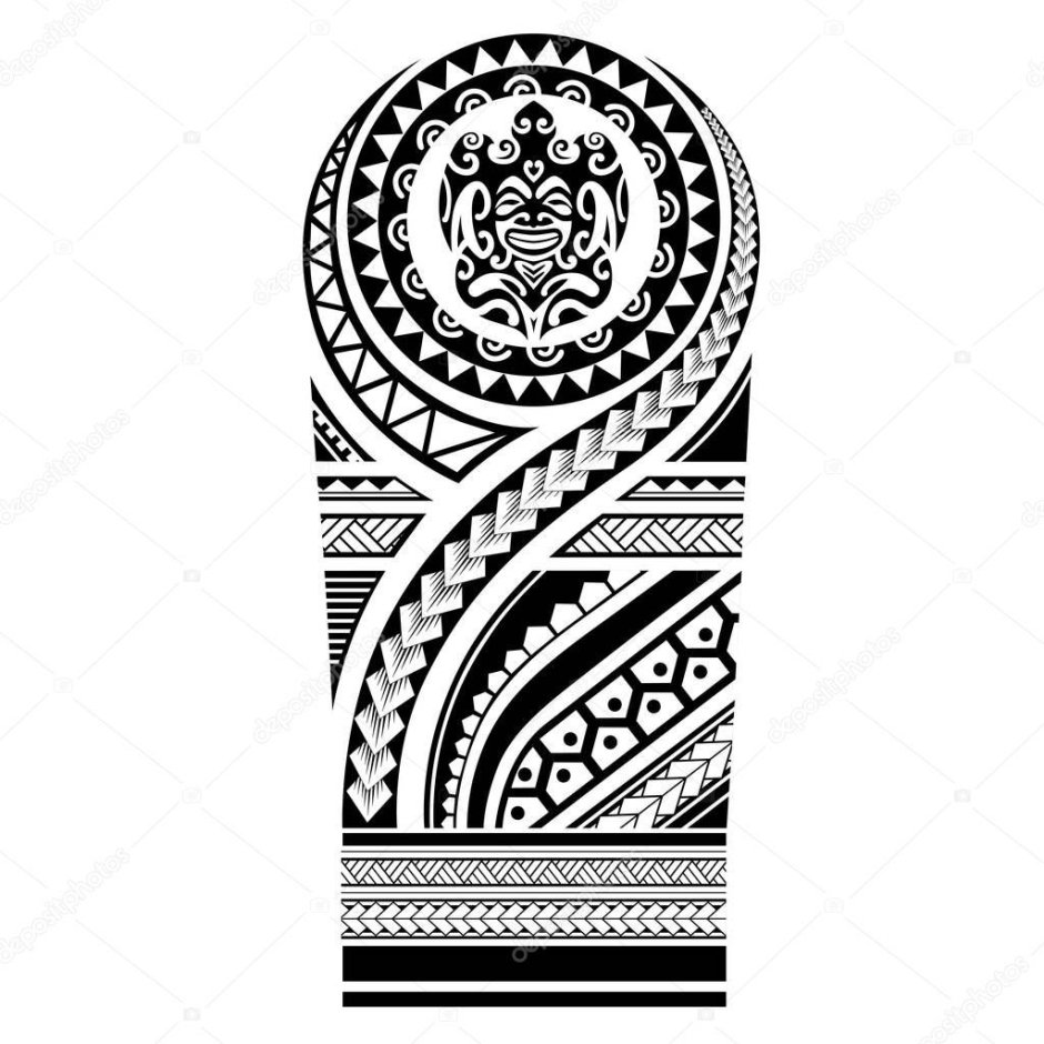 Polynesian tattoo sleeve shoulder sketch pattern vector, samoan maori  template design, maori tattoo stencil tribal ornament Stock Vector | Adobe  Stock