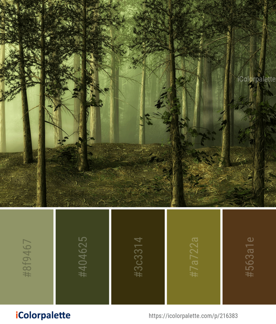Forrest green color