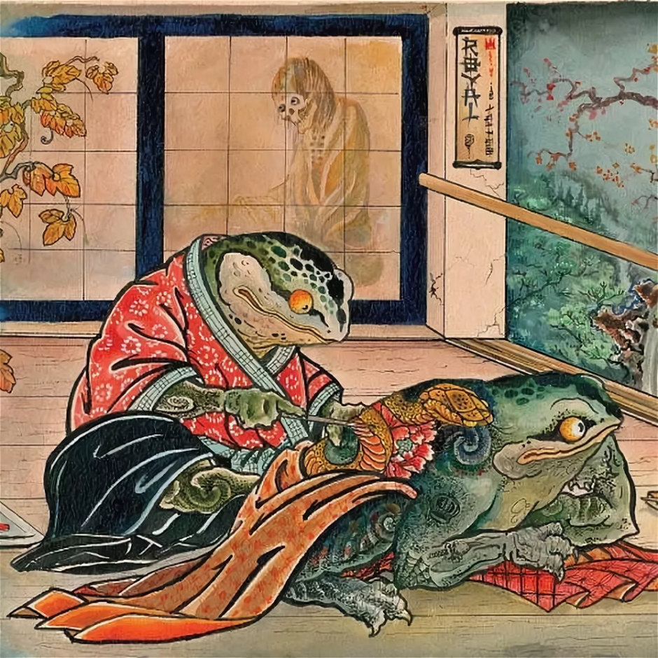 Hokusai yokai