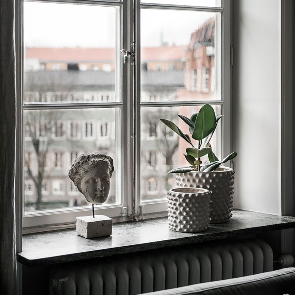 Grey tinted window