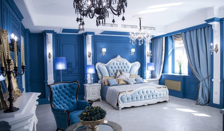 Royal blue luxury