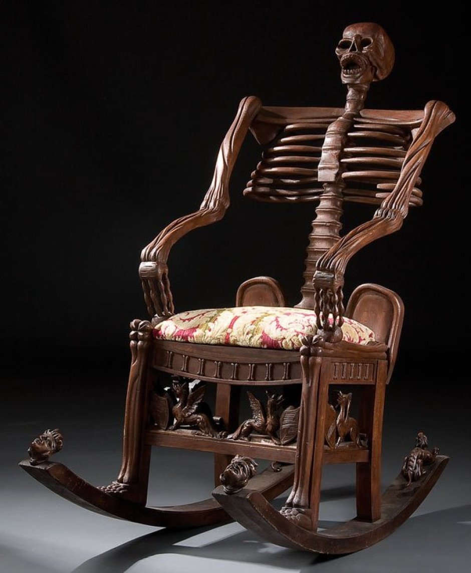 Wooden throne