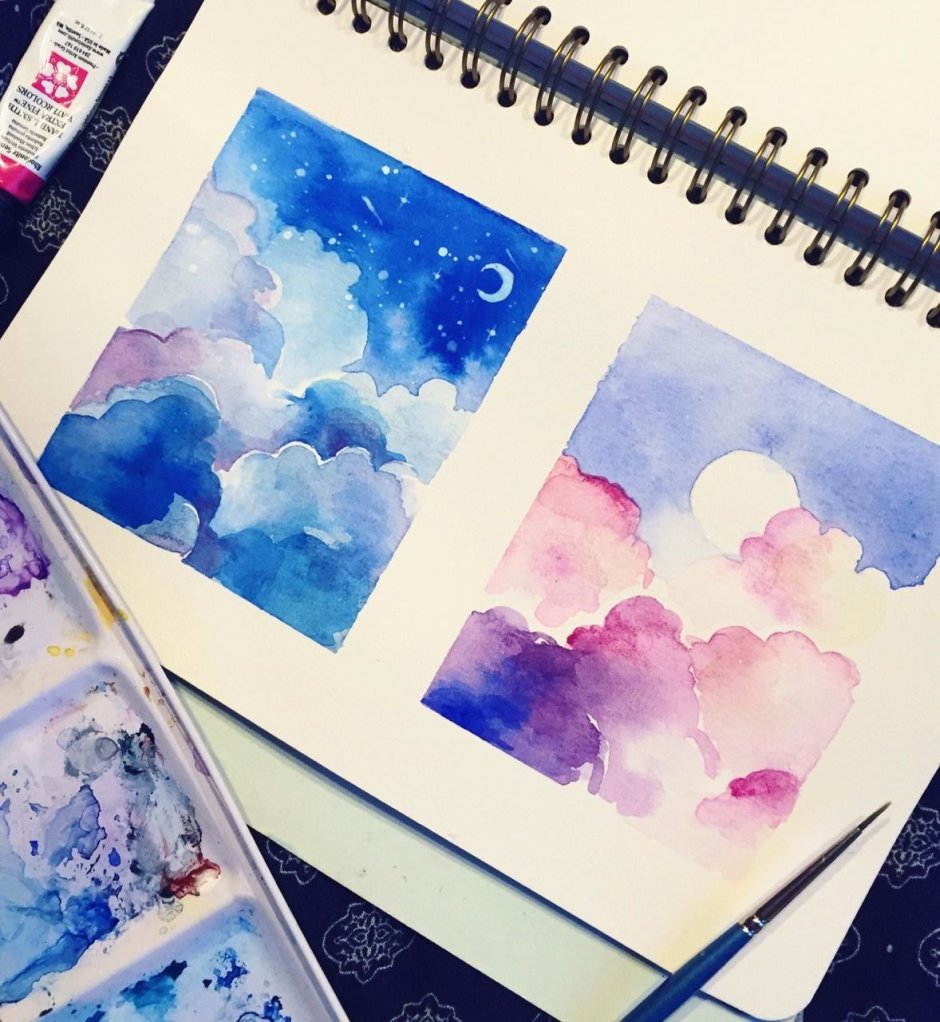 Simple watercolor painting