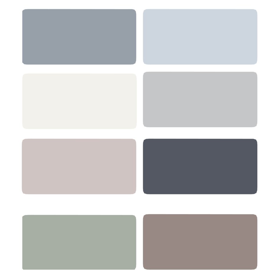 Gray pallet colours