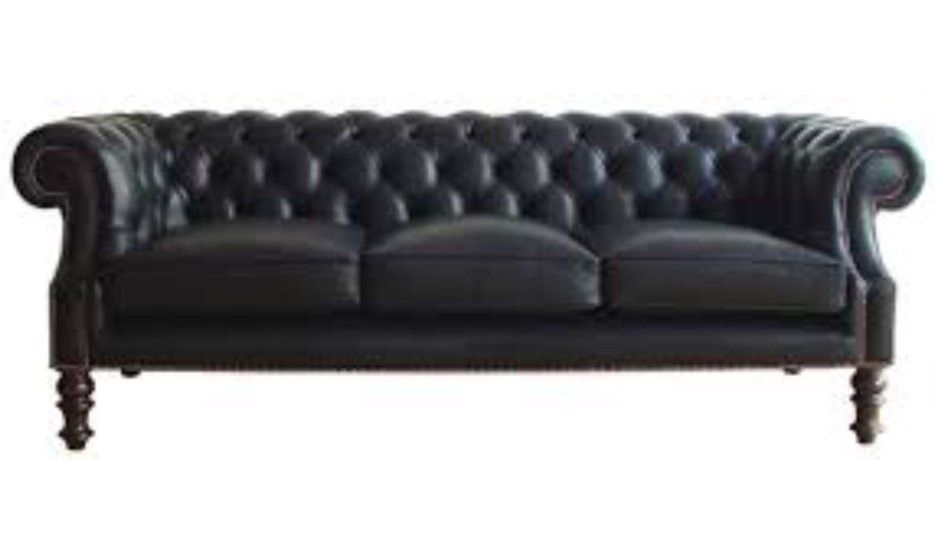 Red chesterfield sofa