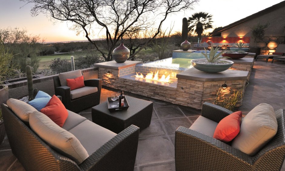 Lounge terrace