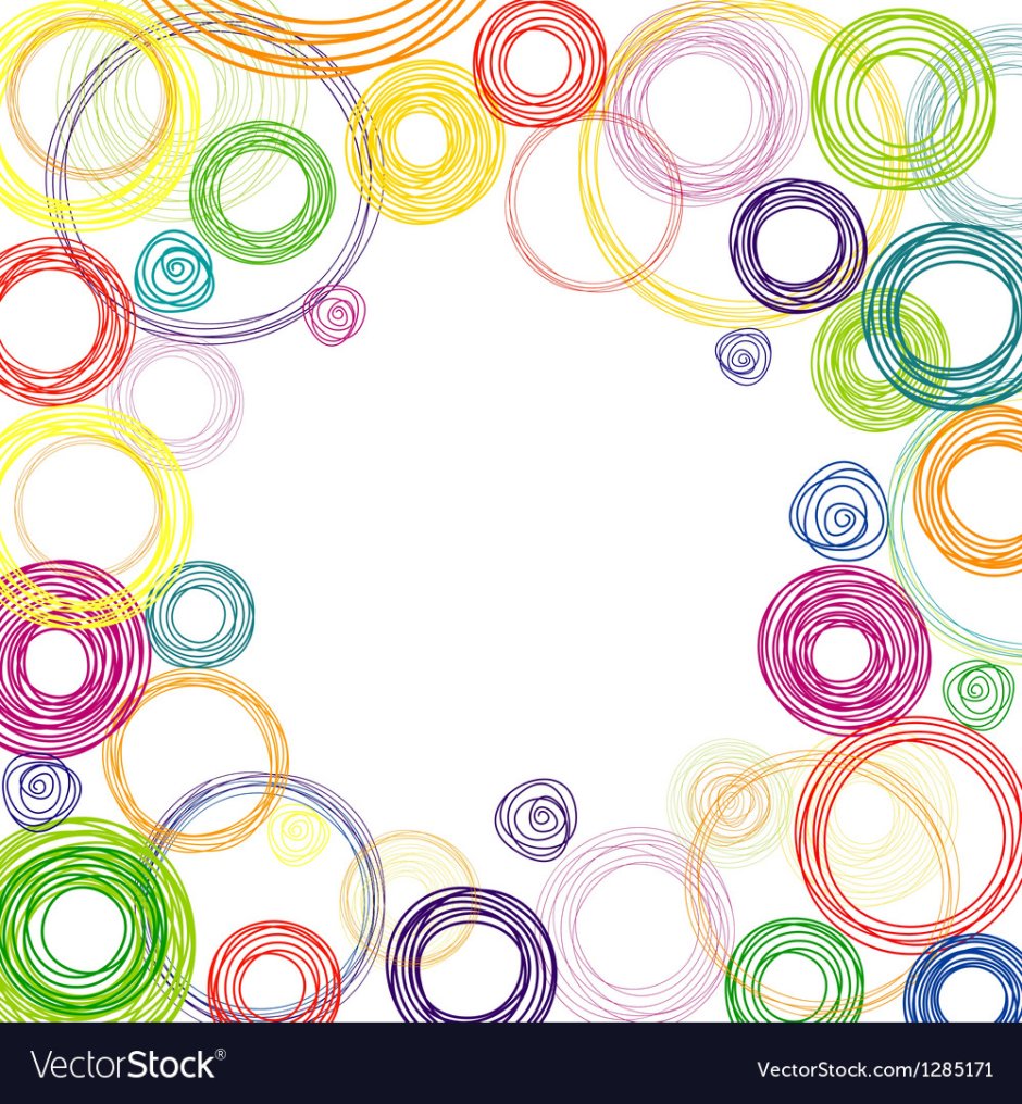 Colorful circles design