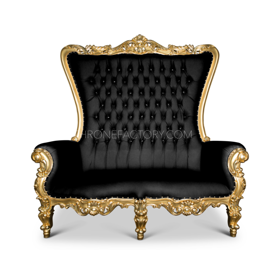 Black throne chairs