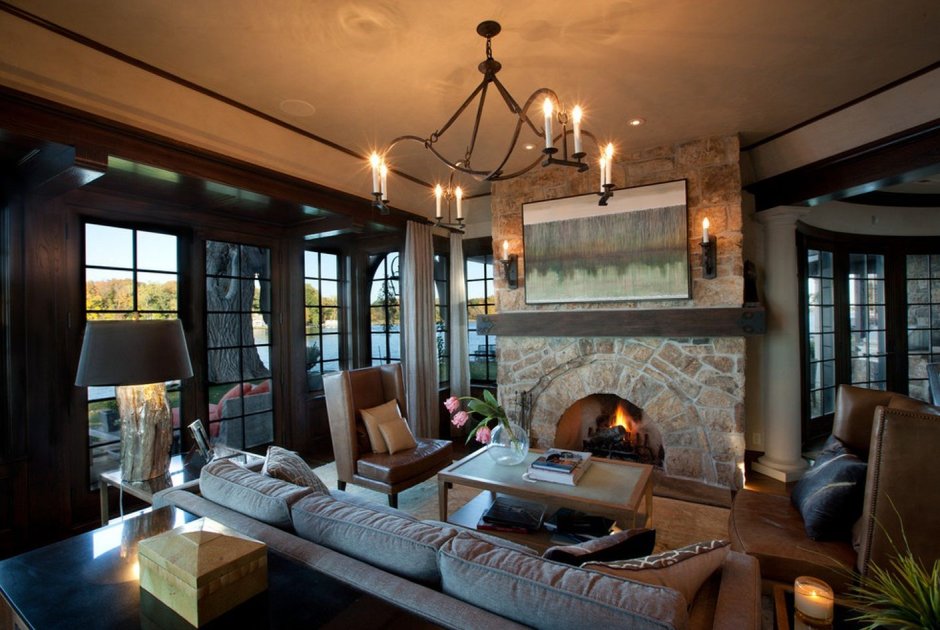 Traditional design living room