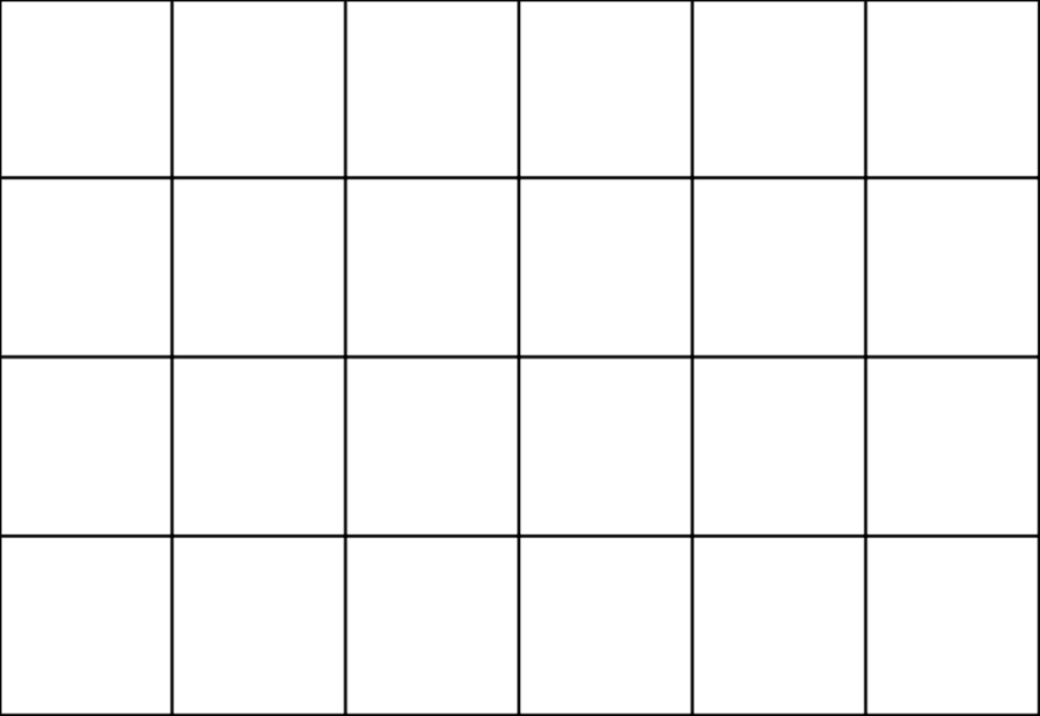 Black and white rectangular grid