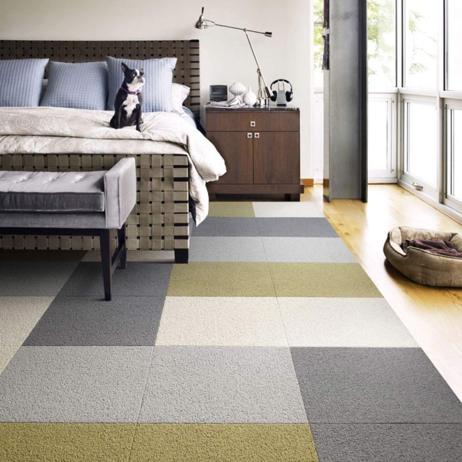 Flooring carpet grey