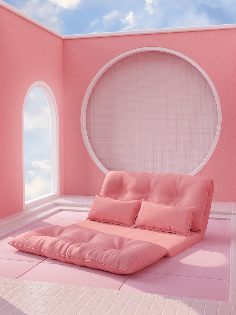 Feminization pink room