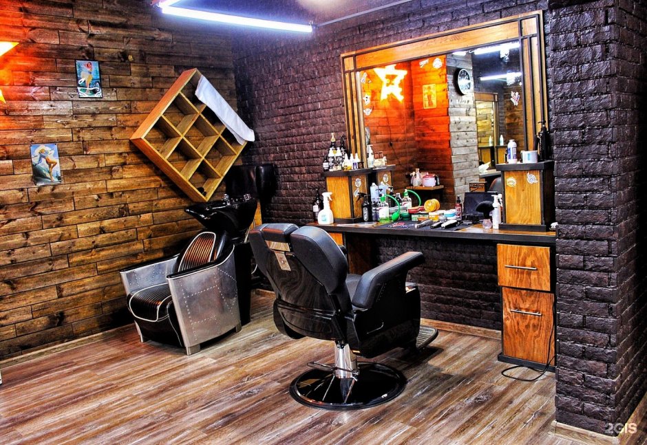 Garage barbershop
