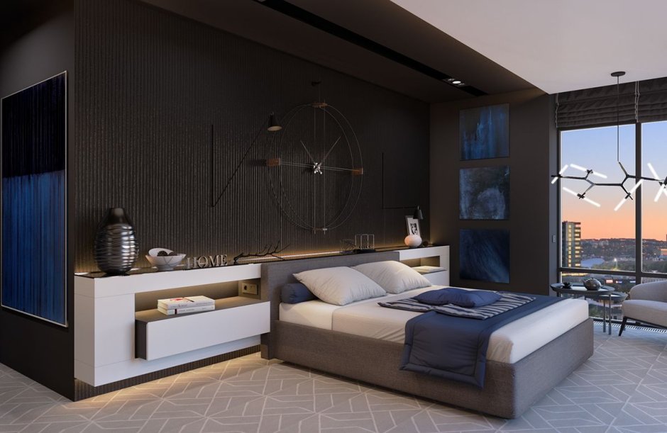 Italian modern bedroom