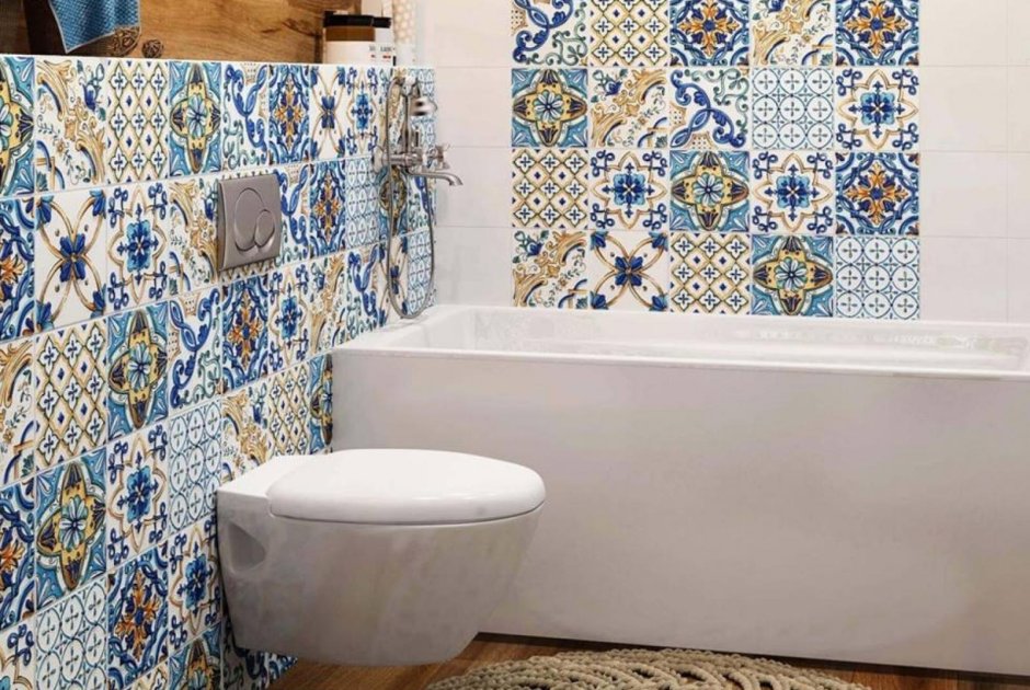 Wall tiles patchwork