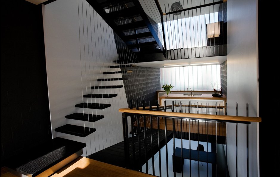 Office building staircase