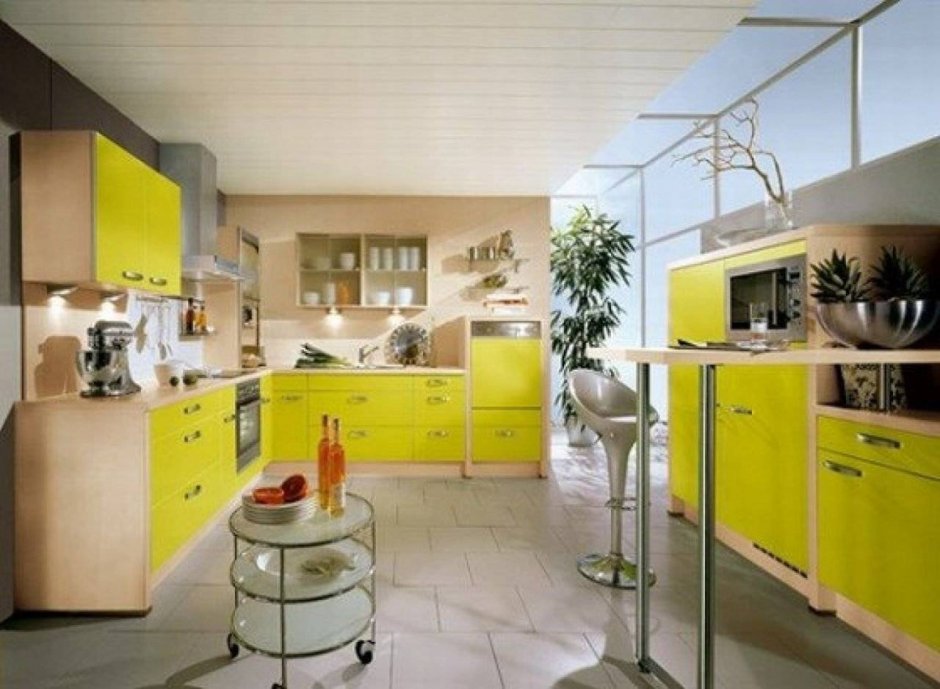 Colors kitchen yellow