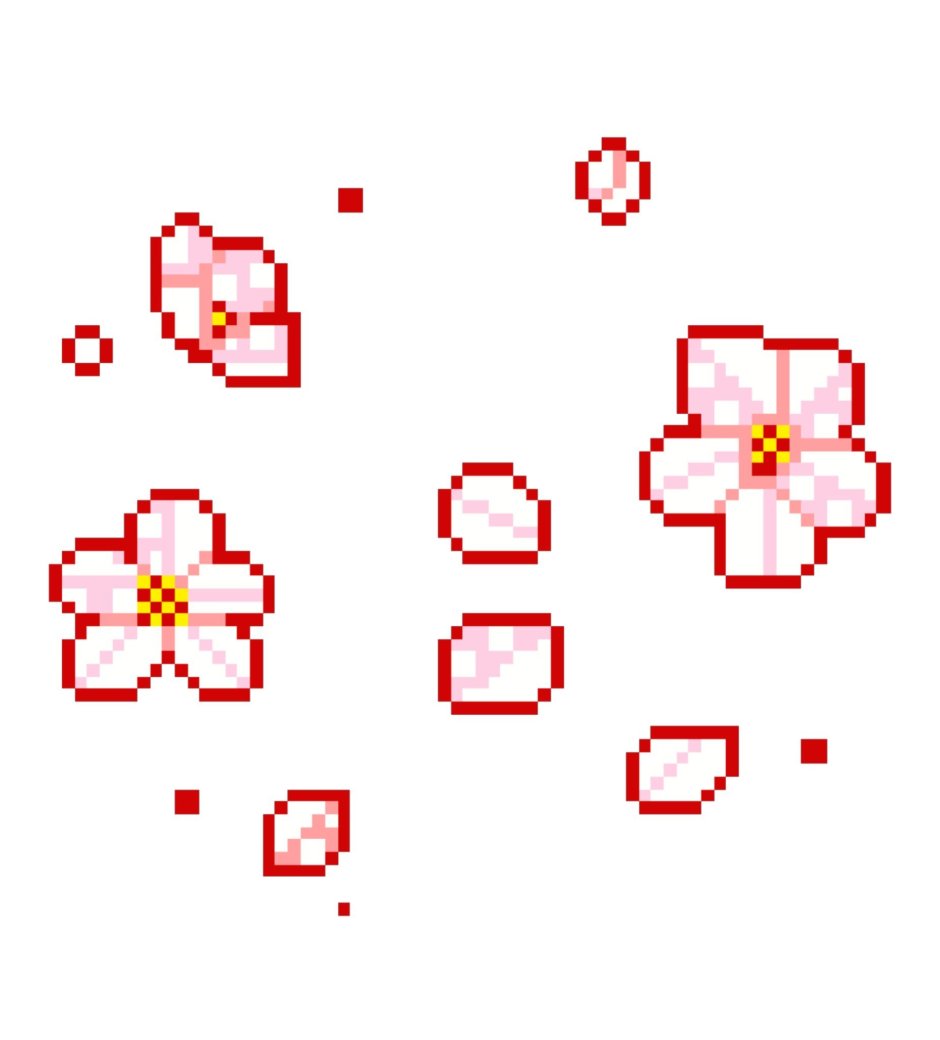 Pixel art sakura