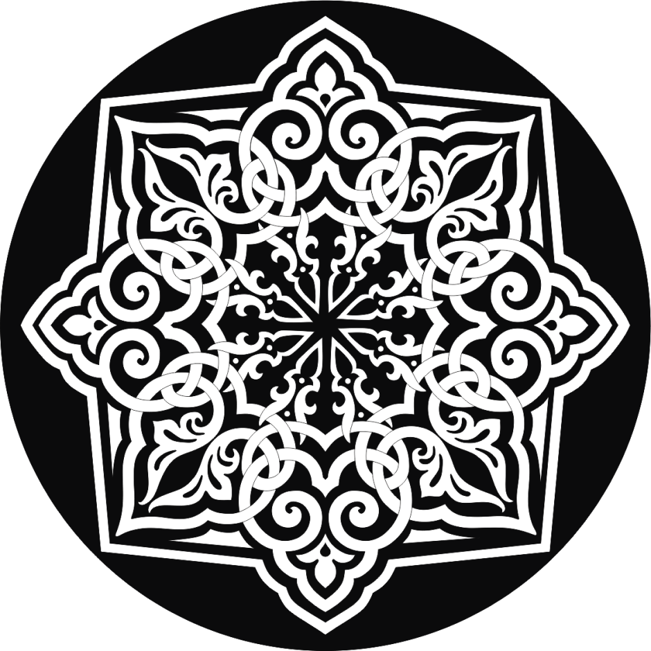 Islamic circle pattern