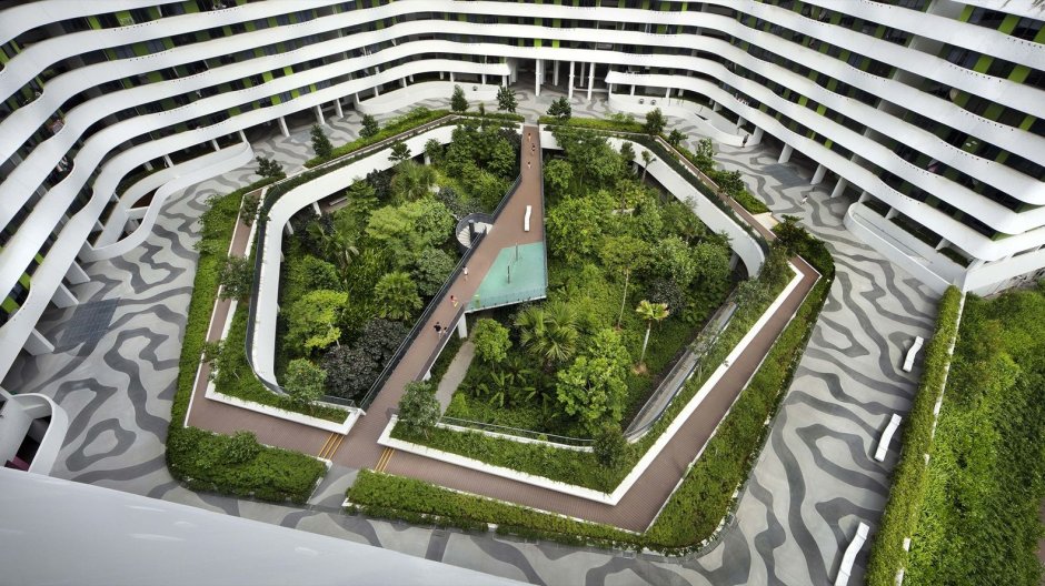 Sustainable modern garden design