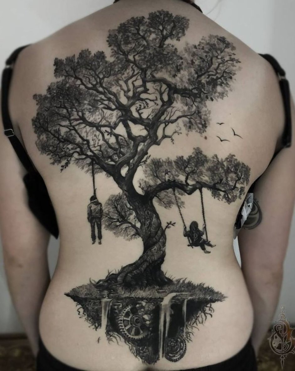 Bonsai Tree Temporary Tattoo Sticker set of 2 - Etsy