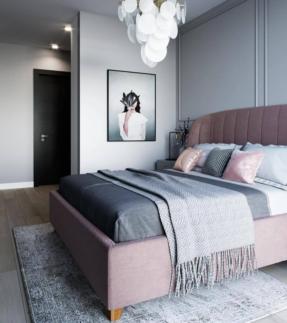 Blank bedroom design